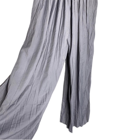 Mystree Crinkly Wide Leg Tie Pants - Size Large - Picture 5 of 8